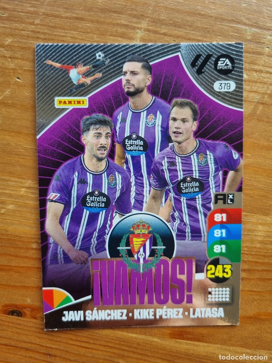 Cromos de f&uacute;tbol: 379 &iexcl;VAMOS! (Real Valladolid). Liga 2024 2025 24 25 Adrenalyn XL (Panini)