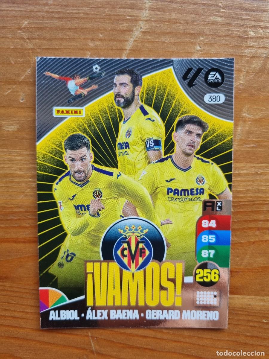 Cromos de f&uacute;tbol: 380 &iexcl;VAMOS! (Villarreal CF). Liga 2024 2025 24 25 Adrenalyn XL (Panini)