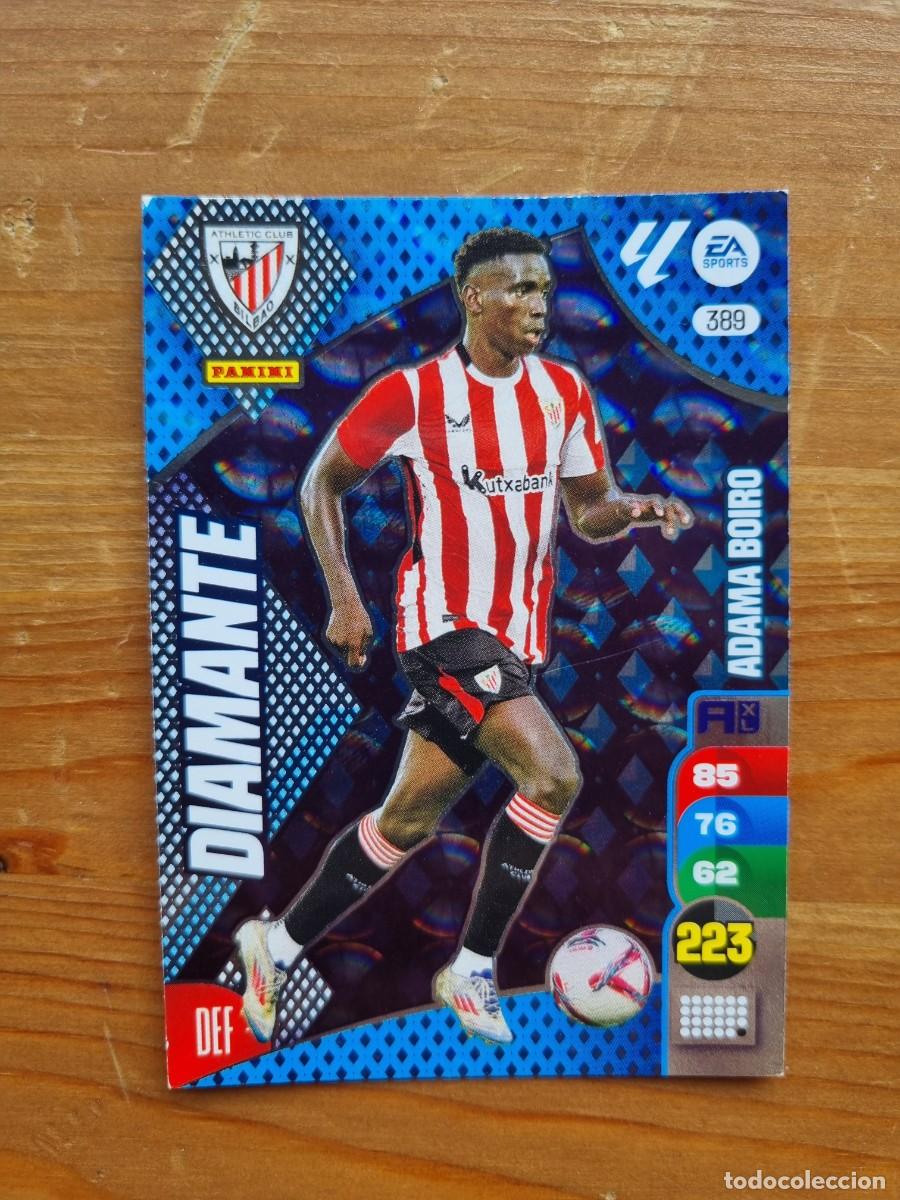 Cromos de f&uacute;tbol: 389 ADAMA BOIRO (Athletic Club de Bilbao) DIAMANTE. Liga 2024 2025 24 25 Adrenalyn XL (Panini)