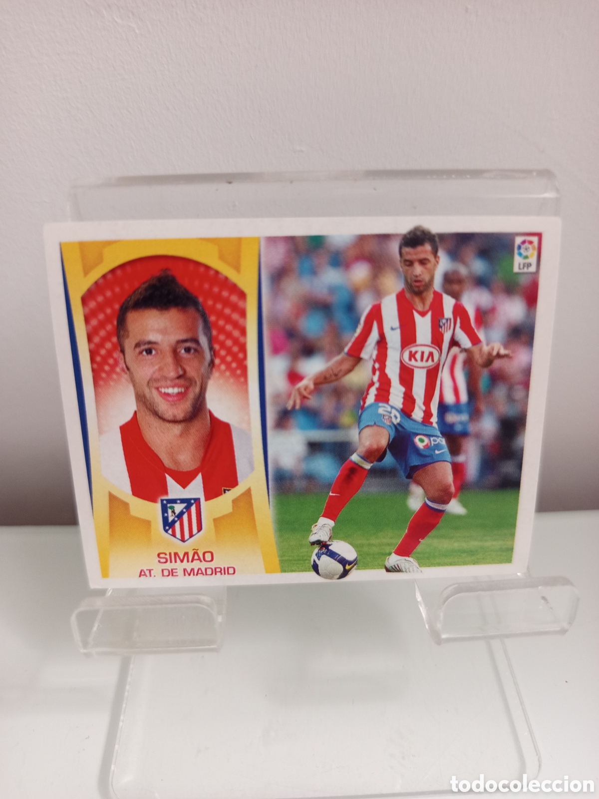 Fu&szlig;ball-Sticker: ❇️ CROMO ⚽ SIMAO ATL&Eacute;TICO DE MADRID LIGA LFP 09 10 2009 2010 ESTE SIN PEGAR PANINI ❇️
