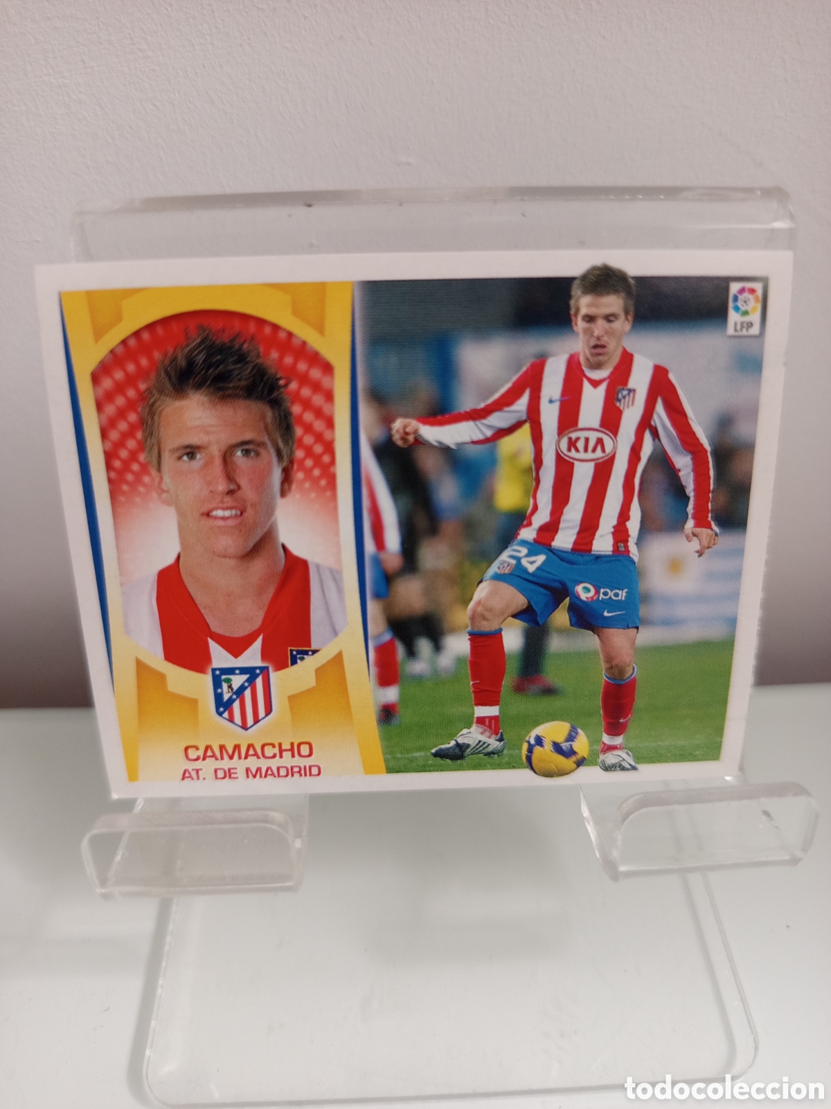 Fu&szlig;ball-Sticker: ❇️ CROMO ⚽ CAMACHO ATL&Eacute;TICO DE MADRID LIGA LFP 09 10 2009 2010 ESTE SIN PEGAR PANINI ❇️