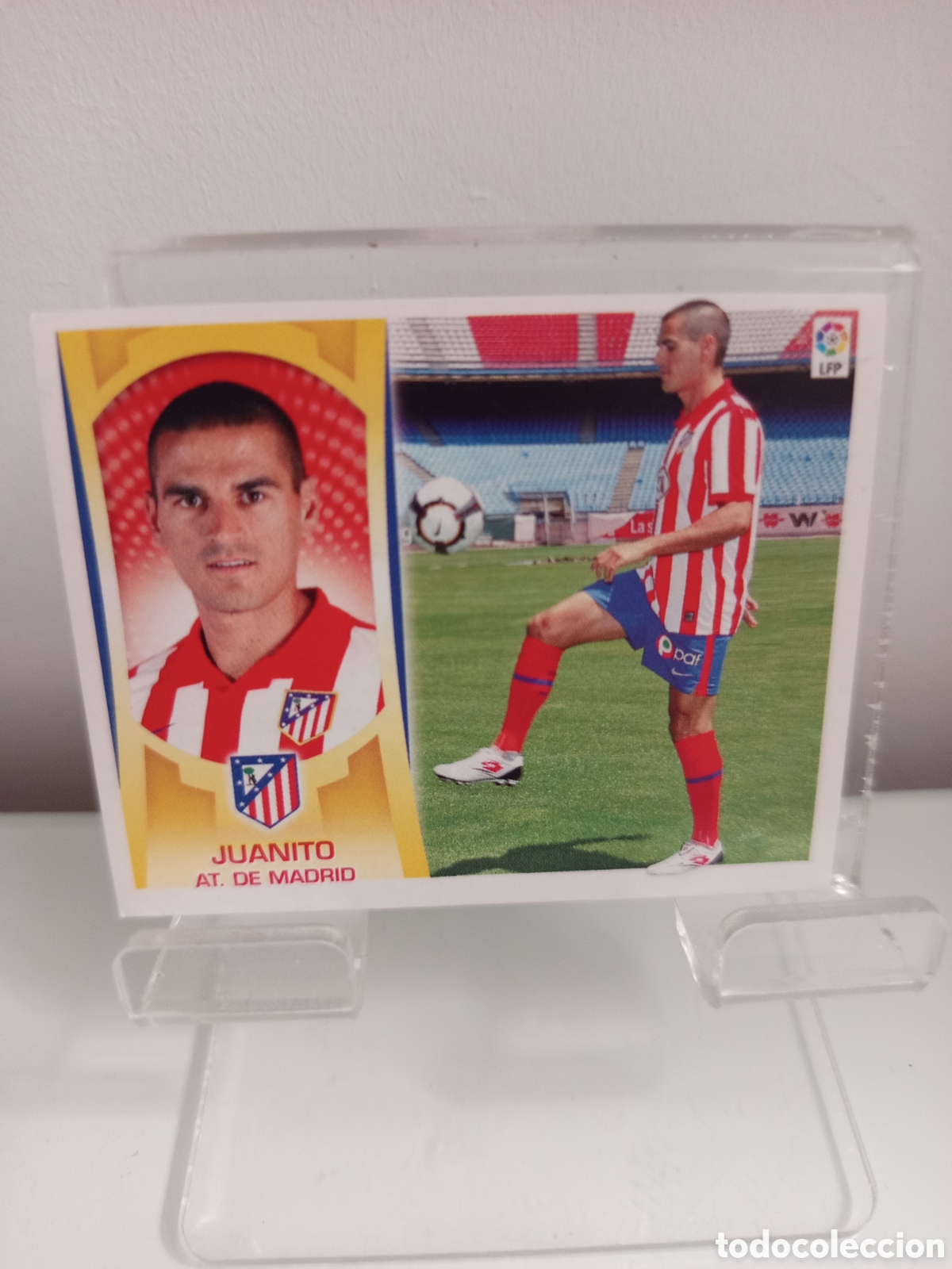 Fu&szlig;ball-Sticker: ❇️ CROMO ⚽ JUANITO ATL&Eacute;TICO DE MADRID LIGA LFP 09 10 2009 2010 ESTE SIN PEGAR PANINI ❇️