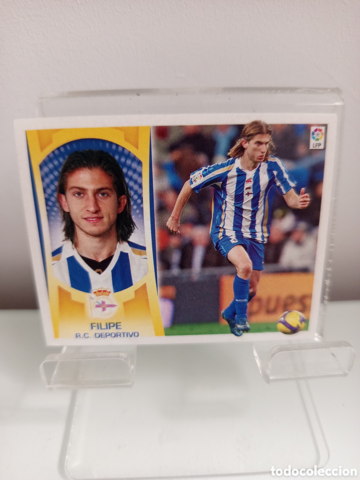 Fu&szlig;ball-Sticker: ❇️ CROMO ⚽ FILIPE DEPORTIVO DE LA CORU&Ntilde;A LIGA LFP 09 10 2009 2010 ESTE SIN PEGAR PANINI ❇️