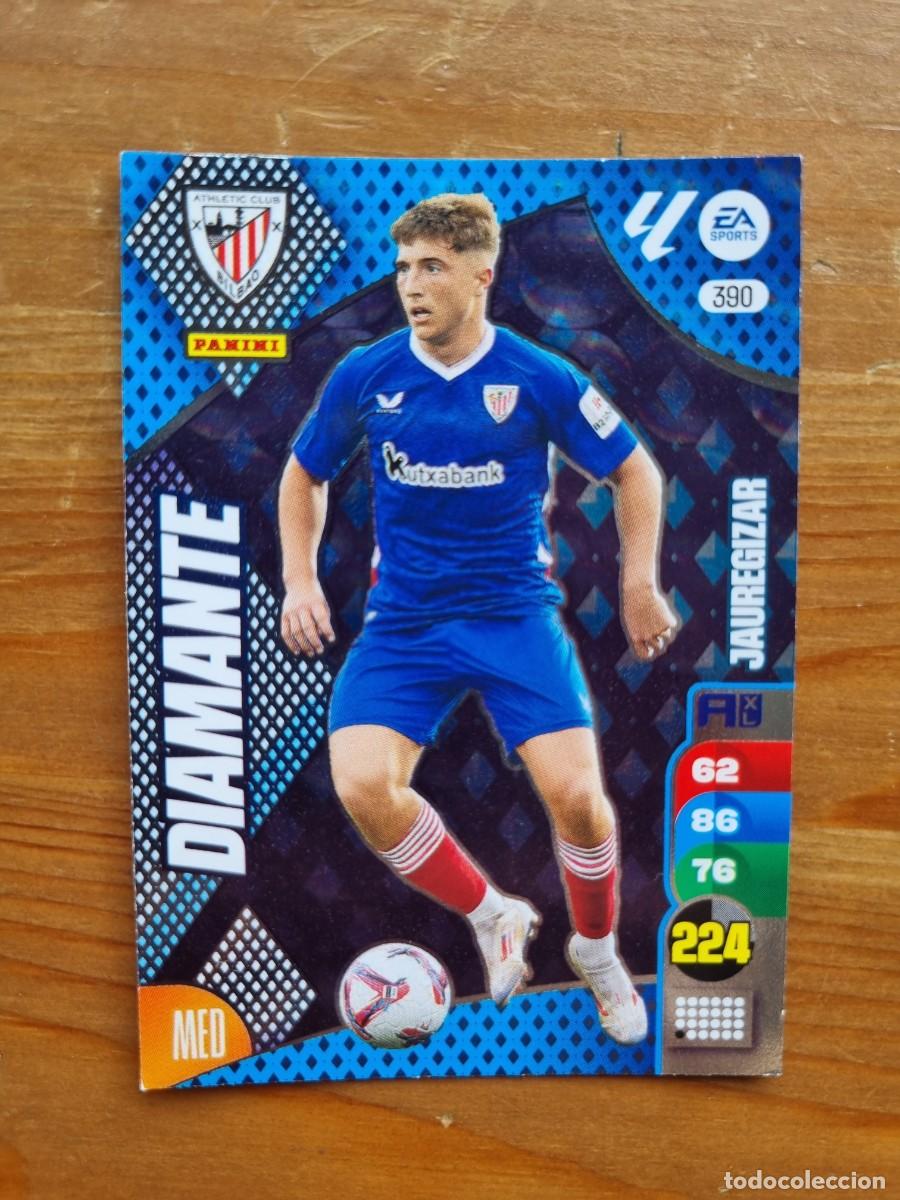 Cromos de f&uacute;tbol: 390 JAUREGIZAR (Athletic Club de Bilbao) DIAMANTE. Liga 2024 2025 24 25 Adrenalyn XL (Panini)