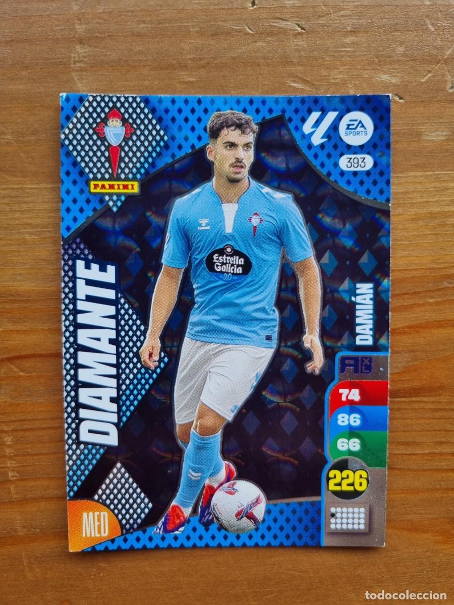 Cromos de f&uacute;tbol: 393 DAMI&Aacute;N (Celta de Vigo) DIAMANTE. Liga 2024 2025 24 25 Adrenalyn XL (Panini)