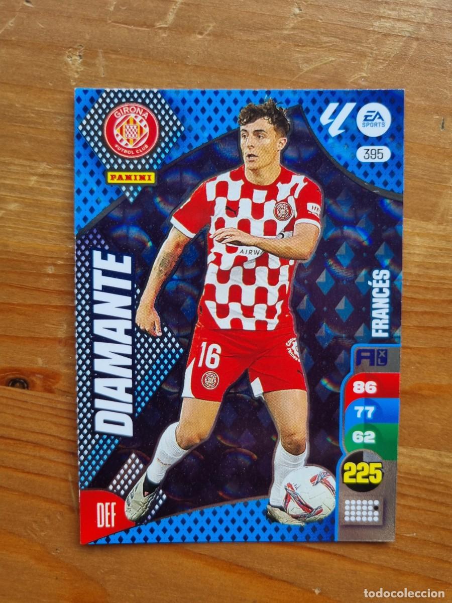 Cromos de f&uacute;tbol: 395 FRANC&Eacute;S (Girona FC) DIAMANTE. Liga 2024 2025 24 25 Adrenalyn XL (Panini)