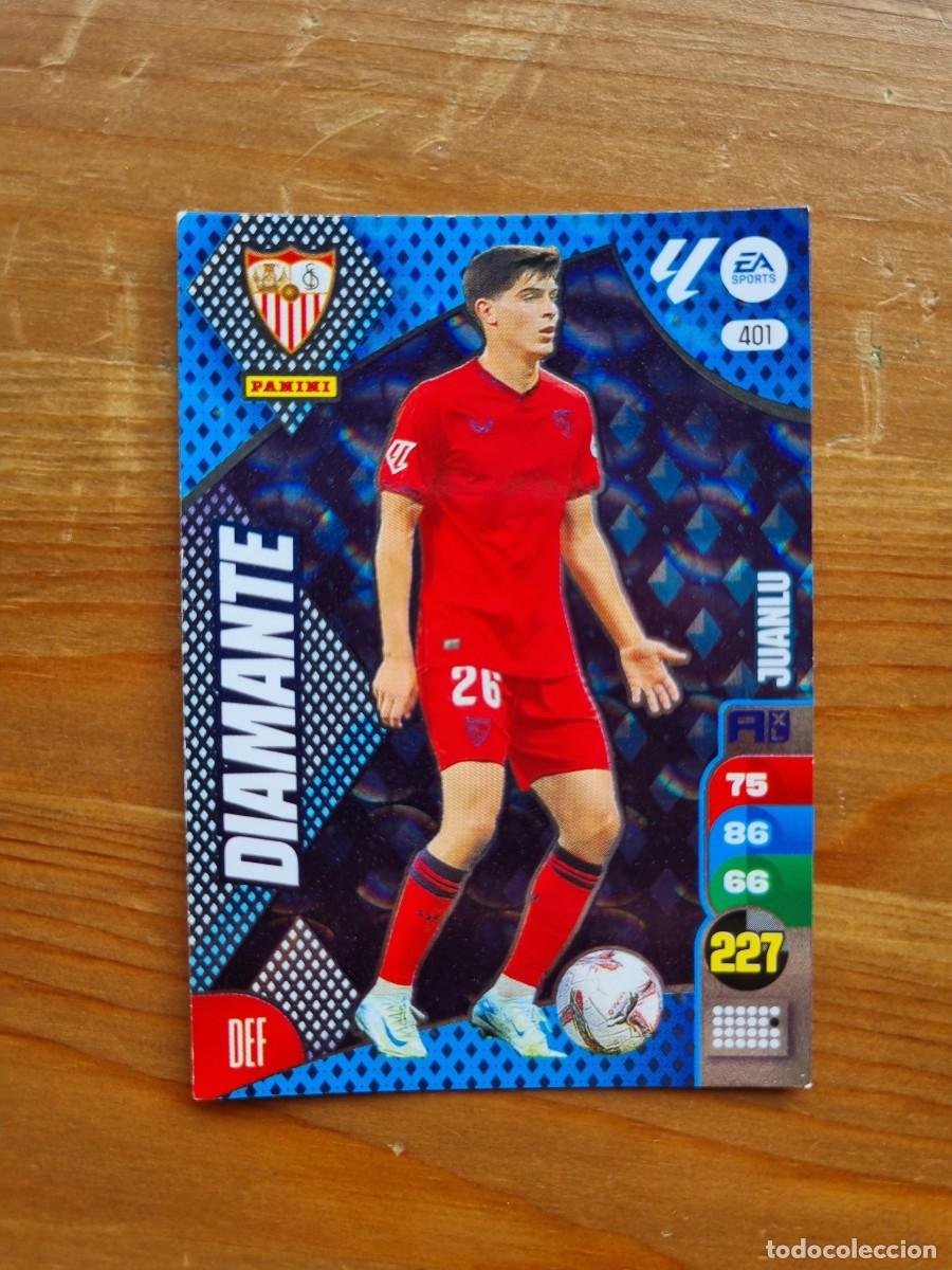 Cromos de f&uacute;tbol: 401 JUANLU (Sevilla FC) DIAMANTE. Liga 2024 2025 24 25 Adrenalyn XL (Panini)