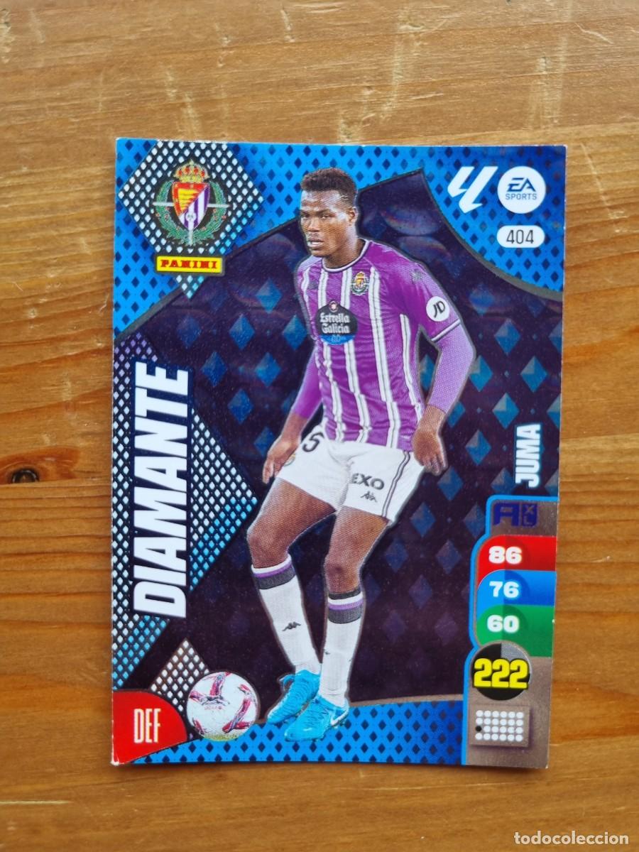 Cromos de f&uacute;tbol: 404 JUMA (Real Valladolid) DIAMANTE. Liga 2024 2025 24 25 Adrenalyn XL (Panini)