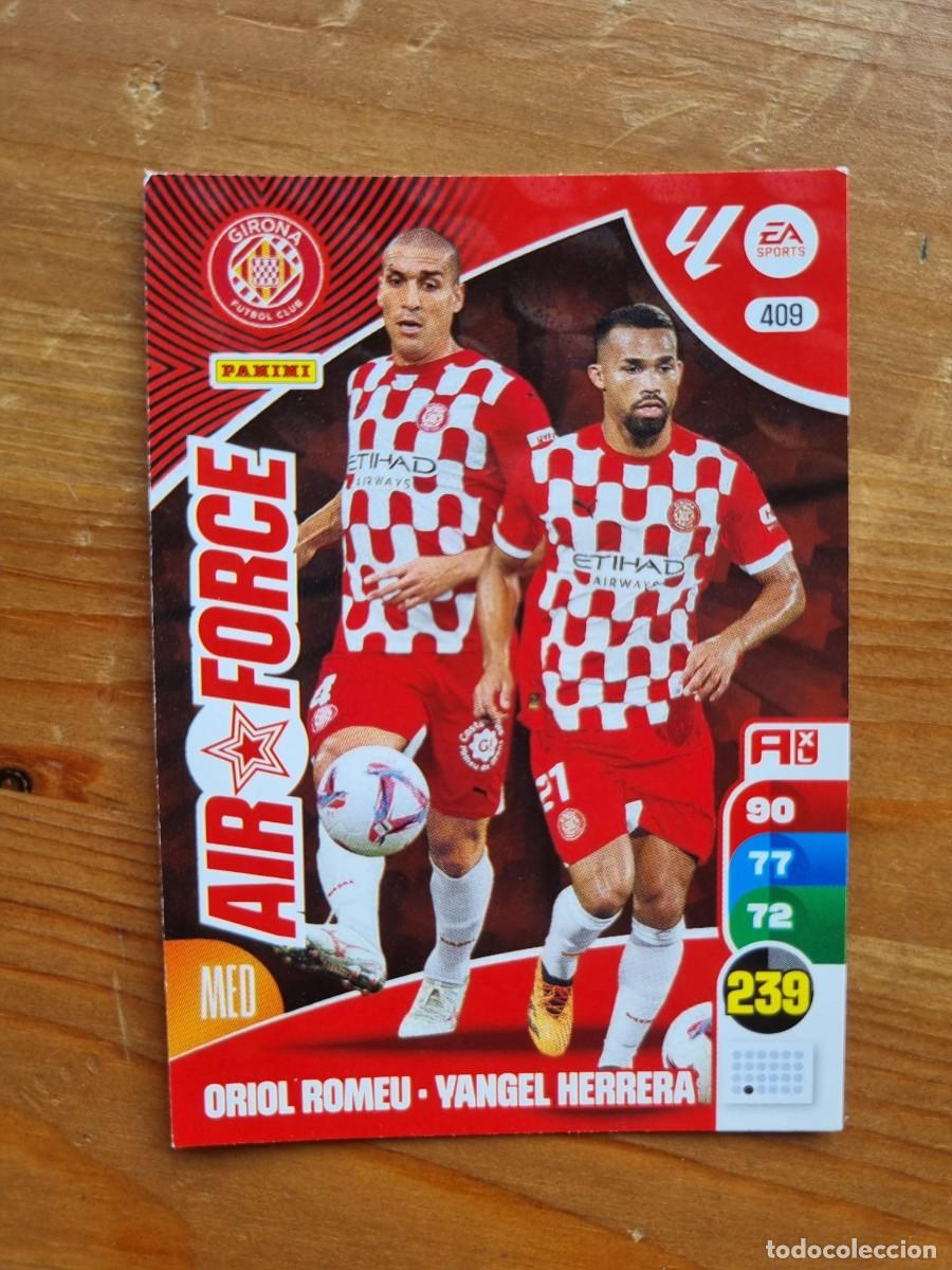Cromos de f&uacute;tbol: 409 AIR FORCE (Girona FC). Liga 2024 2025 24 25 Adrenalyn XL (Panini)