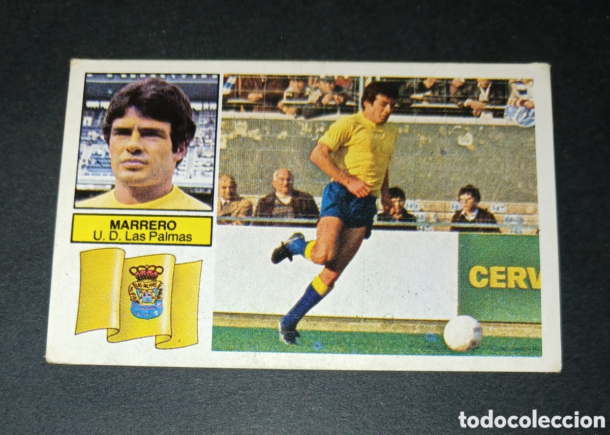 Cromos de f&uacute;tbol: Cromo Marrero UD Las Palmas Liga 82/83 1982 1983 Ediciones Este Sin Pegar