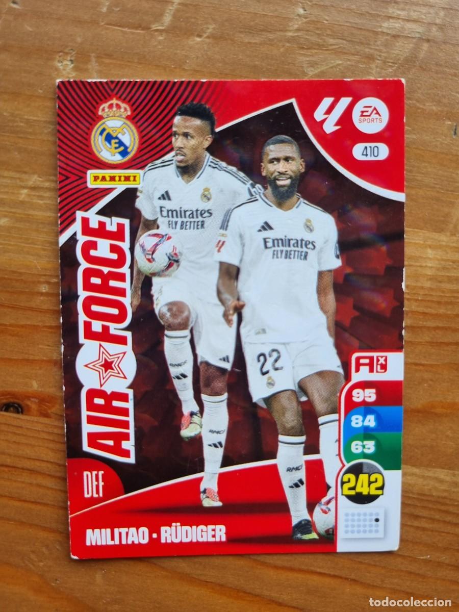 Cromos de f&uacute;tbol: 410 AIR FORCE (Real Madrid CF). Liga 2024 2025 24 25 Adrenalyn XL (Panini)