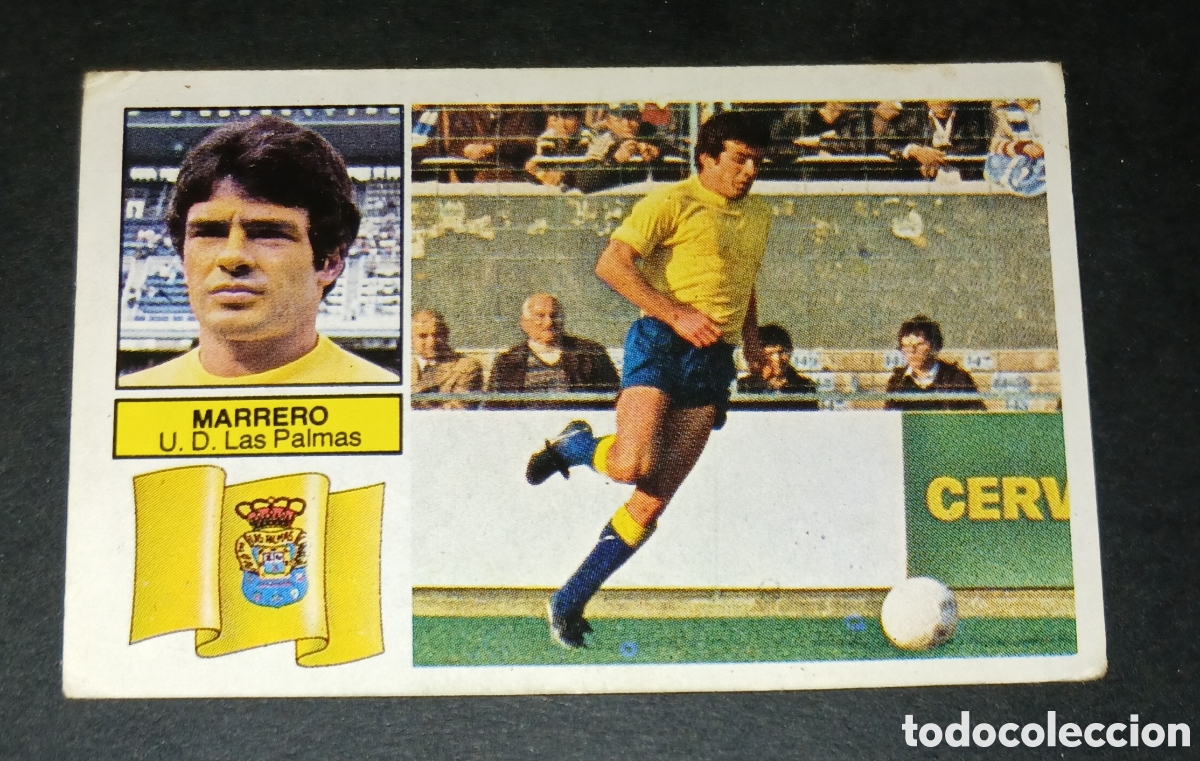 Cromos de f&uacute;tbol: Cromo Marrero UD Las Palmas Liga 82/83 1982 1983 Ediciones Este Sin Pegar