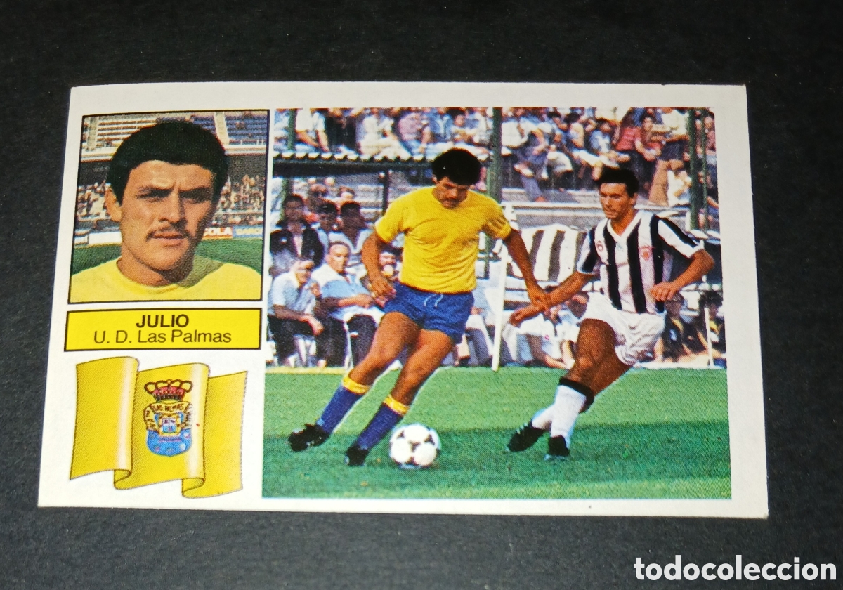 Cromos de f&uacute;tbol: Cromo Julio UD Las Palmas Liga 82/83 1982 1983 Ediciones Este Sin Pegar