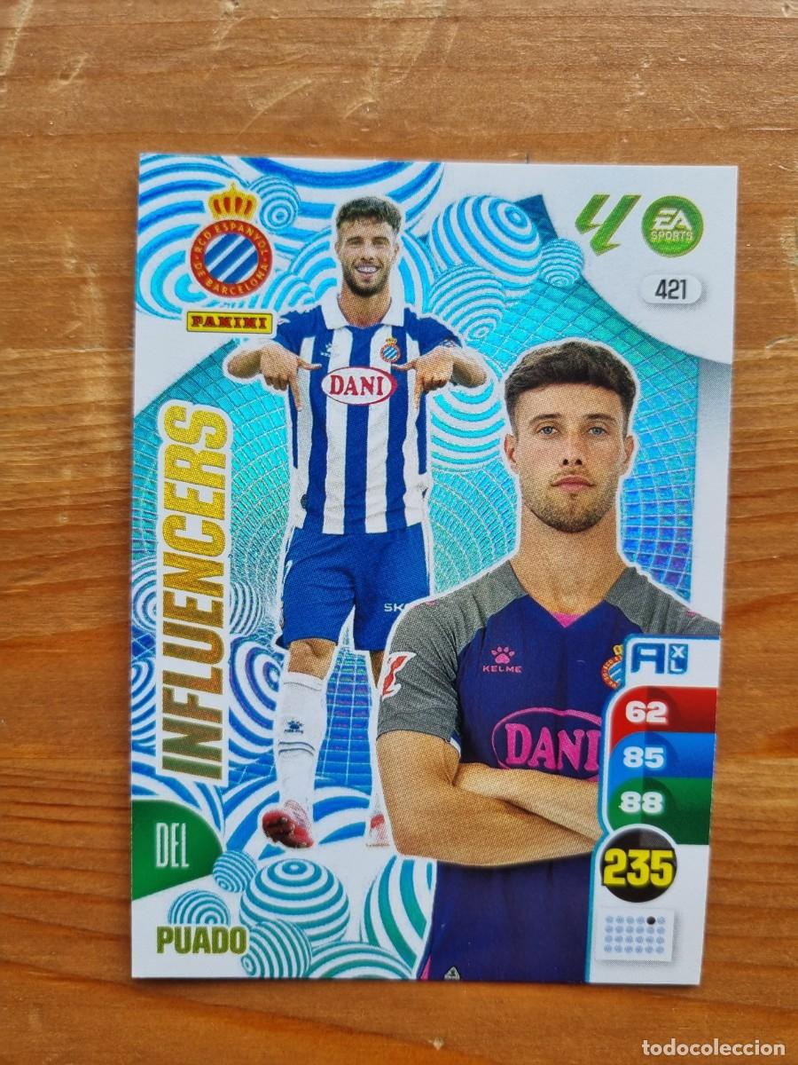Cromos de f&uacute;tbol: 421 PUADO (RCD Espanyol) INFLUENCERS. Liga 2024 2025 24 25 Adrenalyn XL (Panini)