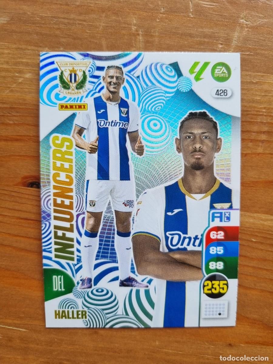 Cromos de f&uacute;tbol: 426 HALLER (CD Legan&eacute;s) INFLUENCERS. Liga 2024 2025 24 25 Adrenalyn XL (Panini)