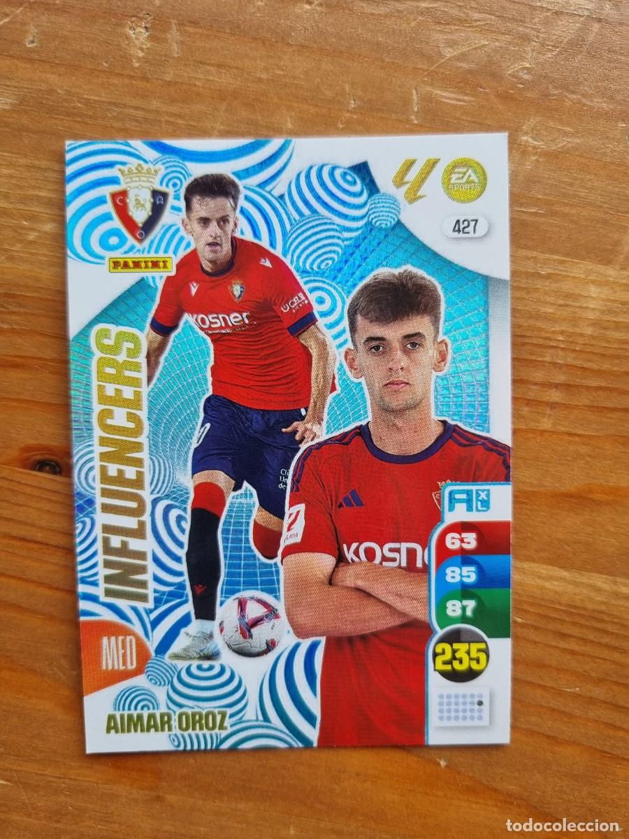 Cromos de f&uacute;tbol: 427 AIMAR OROZ (CA Osasuna) INFLUENCERS. Liga 2024 2025 24 25 Adrenalyn XL (Panini)