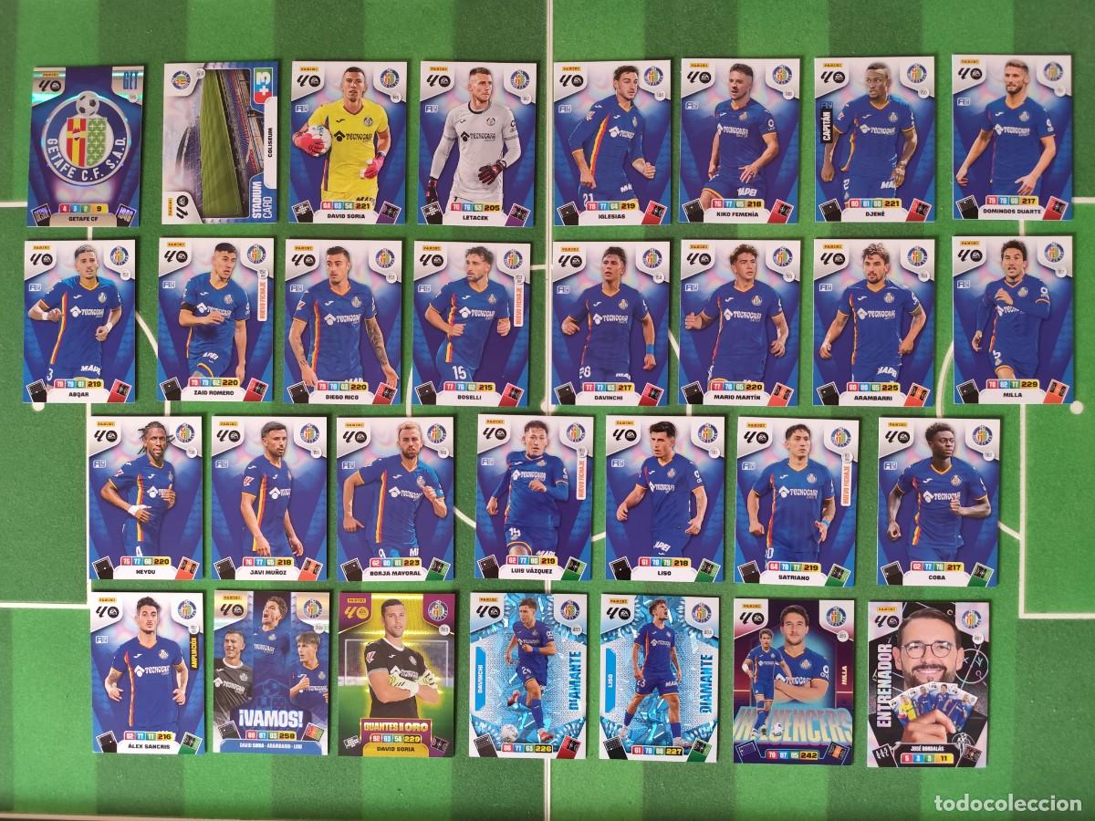 Cromos de Futebol: Equipo Getafe (Vamos, Influencers, guantes de oro, diamante) Adrenalyn XL 2025/26 25/26