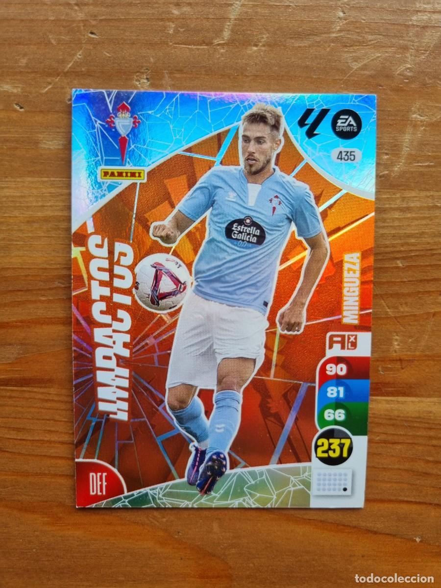 Football Stickers: 435 MINGUEZA (Celta de Vigo) IMPACTOS. Liga 2024 2025 24 25 Adrenalyn XL (Panini)