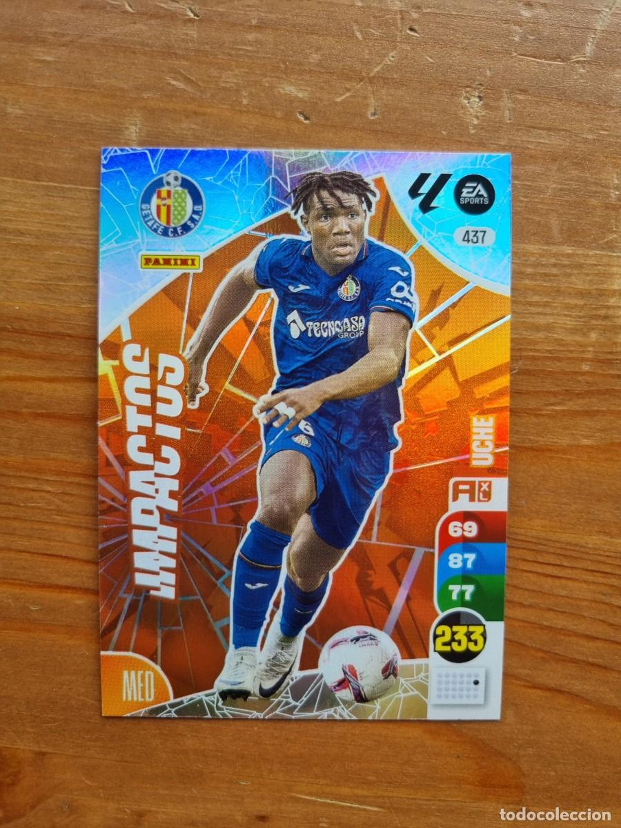 Cromos de f&uacute;tbol: 437 UCHE (Getafe CF) IMPACTOS. Liga 2024 2025 24 25 Adrenalyn XL (Panini)