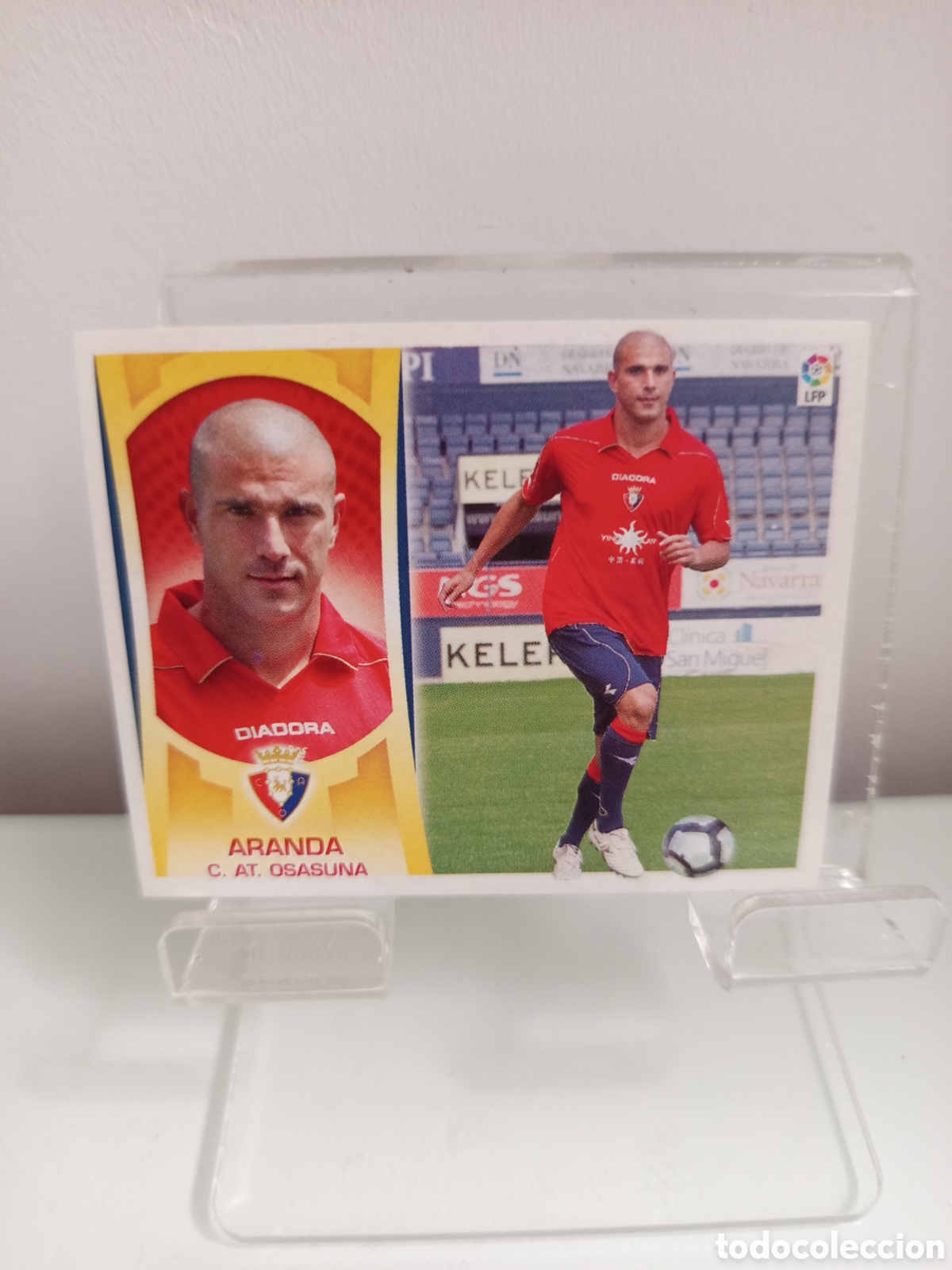 Cromos de f&uacute;tbol: ❇️ CROMO ⚽ ARANDA OSASUNA FICHAJE LIGA LFP 09 10 2009 2010 ESTE SIN PEGAR PANINI ❇️