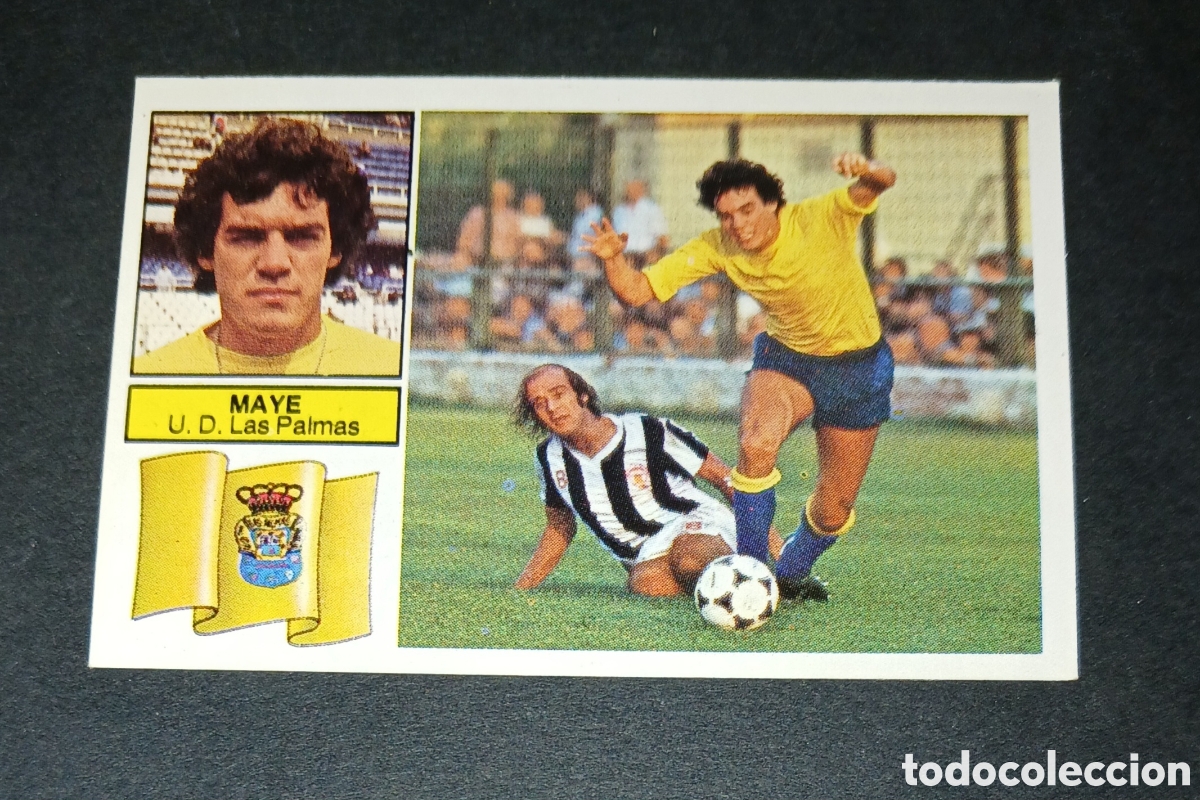 Cromos de f&uacute;tbol: Cromo Maye Baja UD Las Palmas Liga 82/83 1982 1983 Ediciones Este Sin Pegar