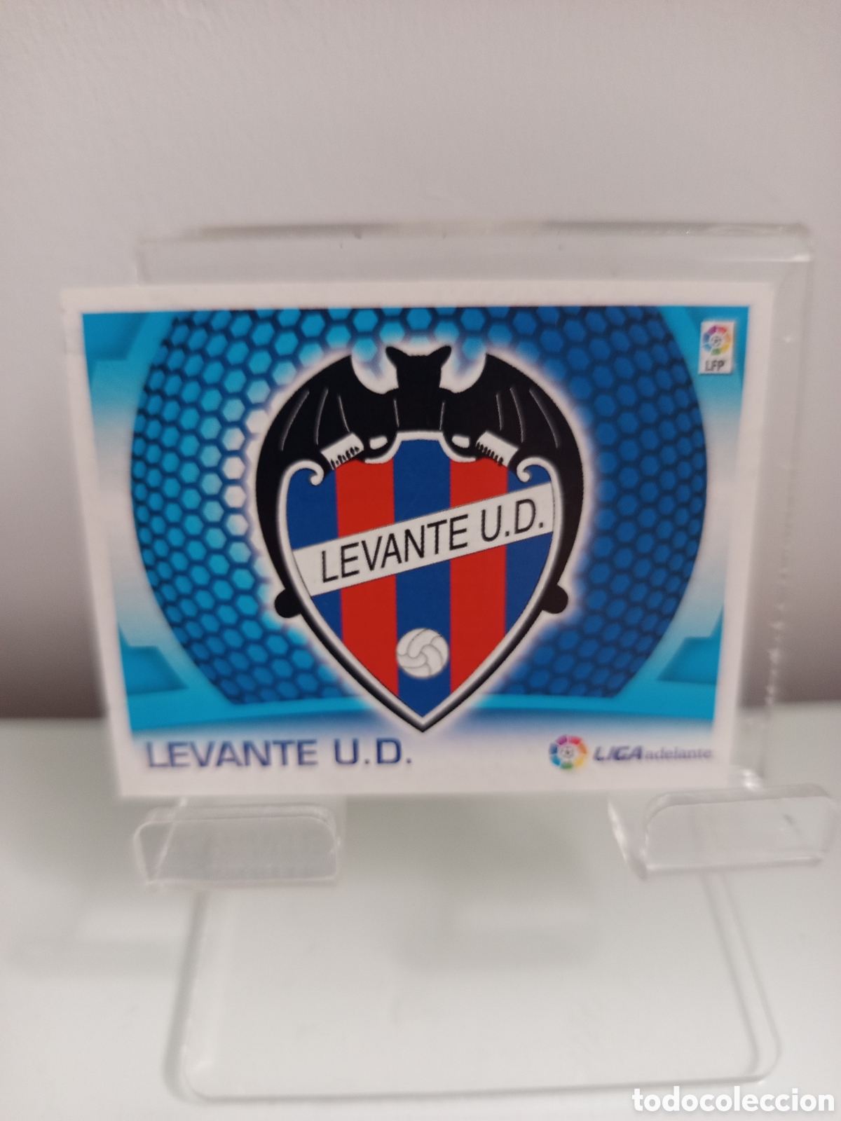 Cromos de f&uacute;tbol: ❇️ CROMO ⚽ ESCUDO LEVANTE ADELANTE LIGA LFP 09 10 2009 2010 ESTE SIN PEGAR PANINI ❇️