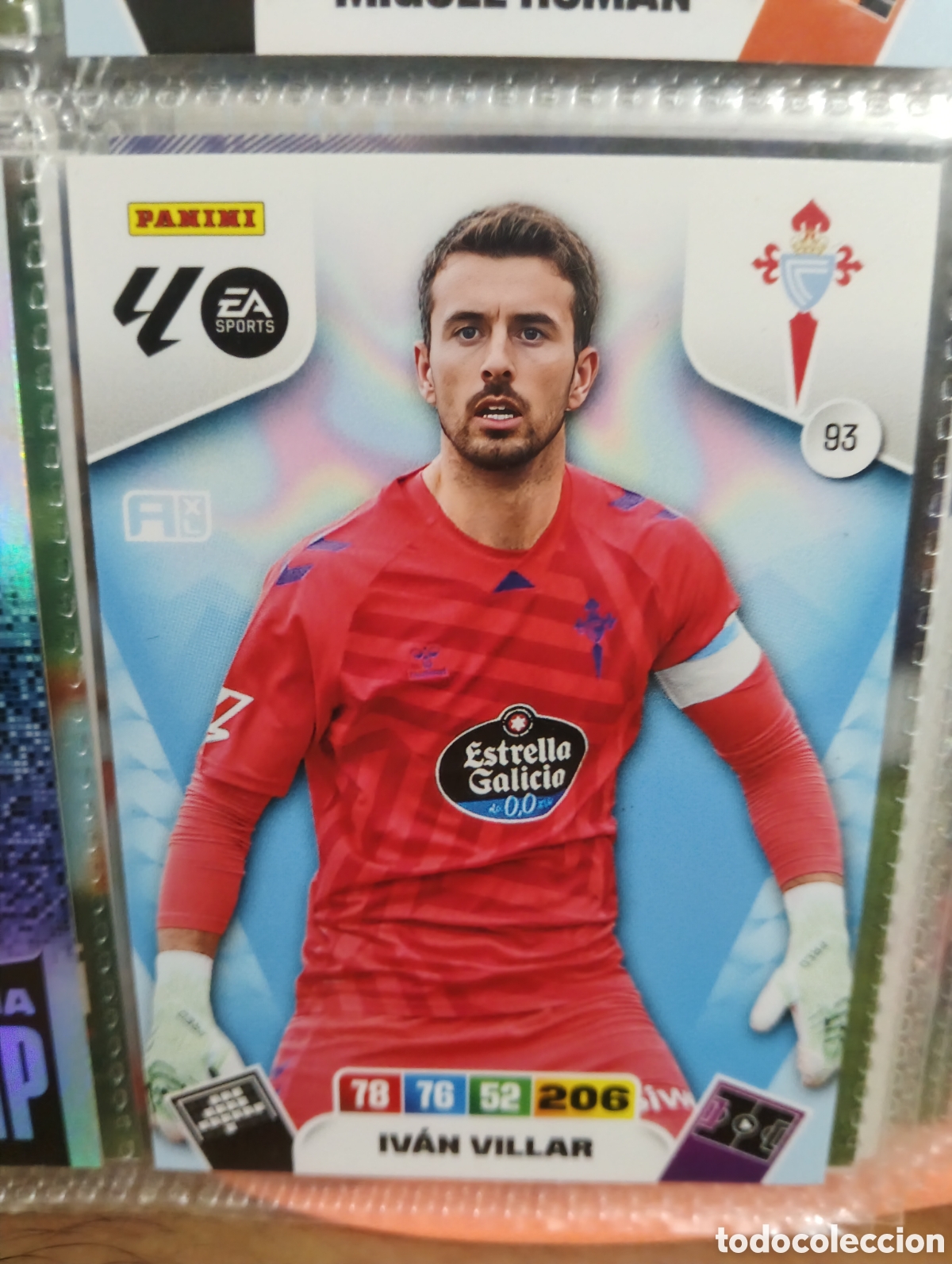Cromos de f&uacute;tbol: 93 Iv&aacute;n Villar, RC Celta de Vigo, Panini Adrenalyn XL La Liga 2025 2026 25 26