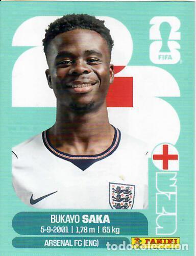 Cromos de f&uacute;tbol: CROMO PANINI MUNDIAL WORLD CUP 2026 - ENG17 ENG 17 - SAKA - INGLATERRA
