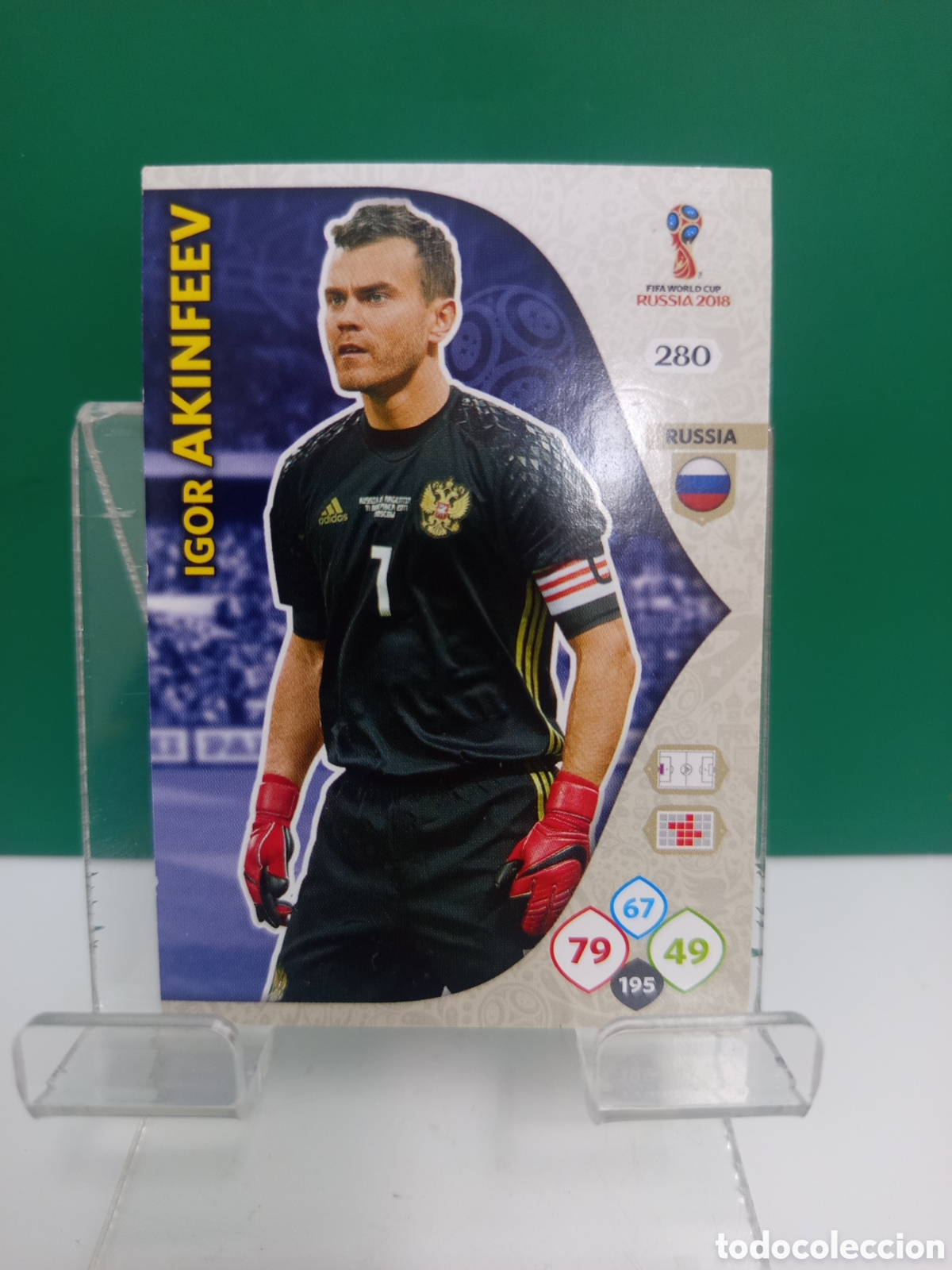 Fu&szlig;ball-Sticker: ❇️ CROMO ⚽ CARD AKINFEEV RUSIA 280 MUNDIAL FIFA WORLD CUP RUSIA 2018 ADRENALYN XL PANINI ❇️