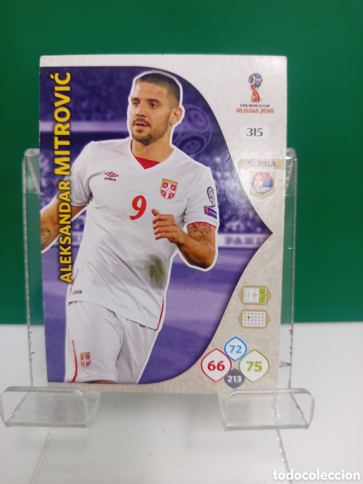 Cromos de f&uacute;tbol: ❇️ CROMO ⚽ CARD MITROVIĆ SERBIA 315 MUNDIAL FIFA WORLD CUP RUSIA 2018 ADRENALYN XL PANINI ❇️