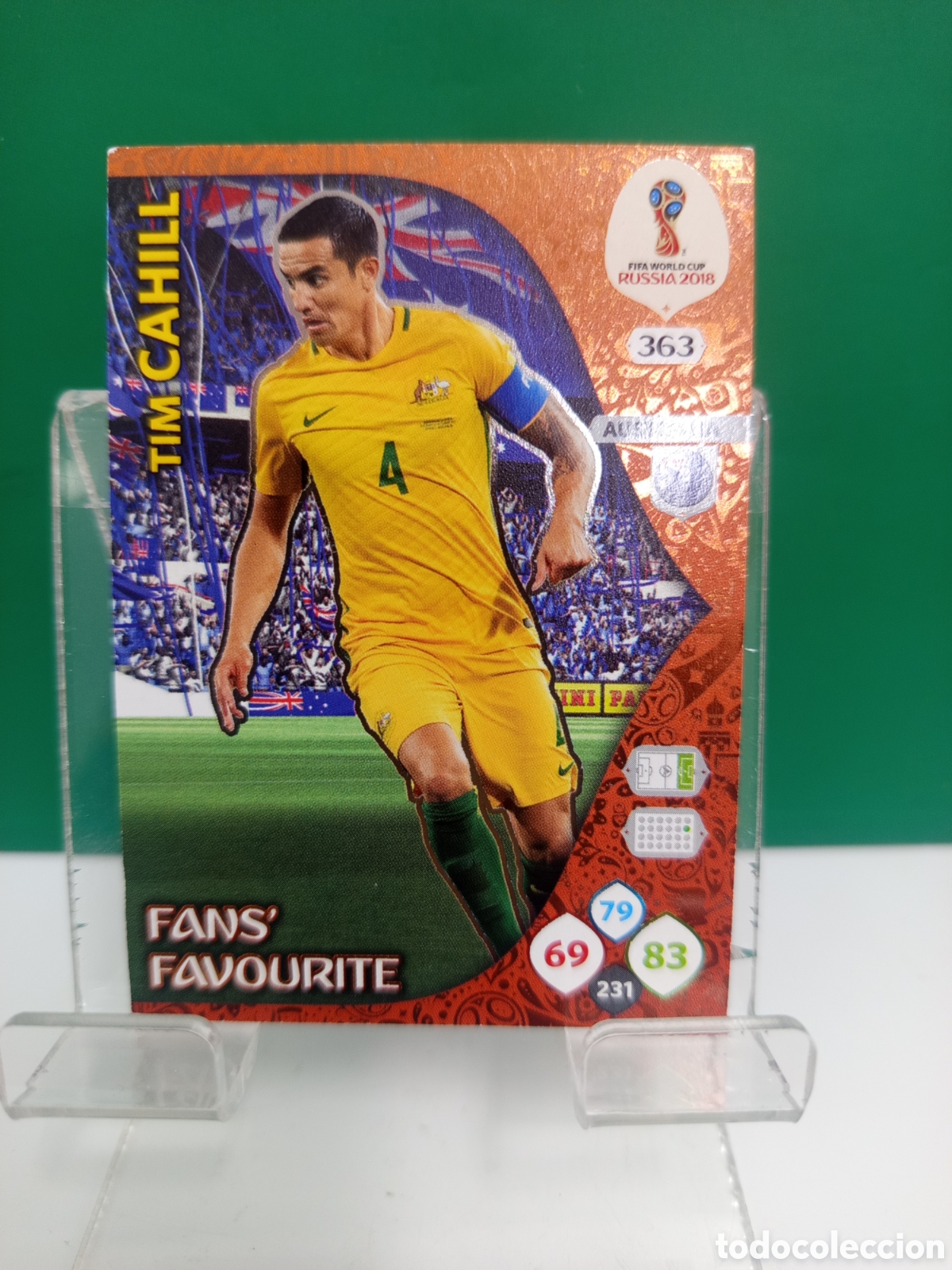 Cromos de Futebol: ❇️ CROMO ⚽ CAHILL AUSTRALIA 363 FAN'S MUNDIAL FIFA WORLD CUP RUSIA 2018 ADRENALYN XL PANINI ❇️