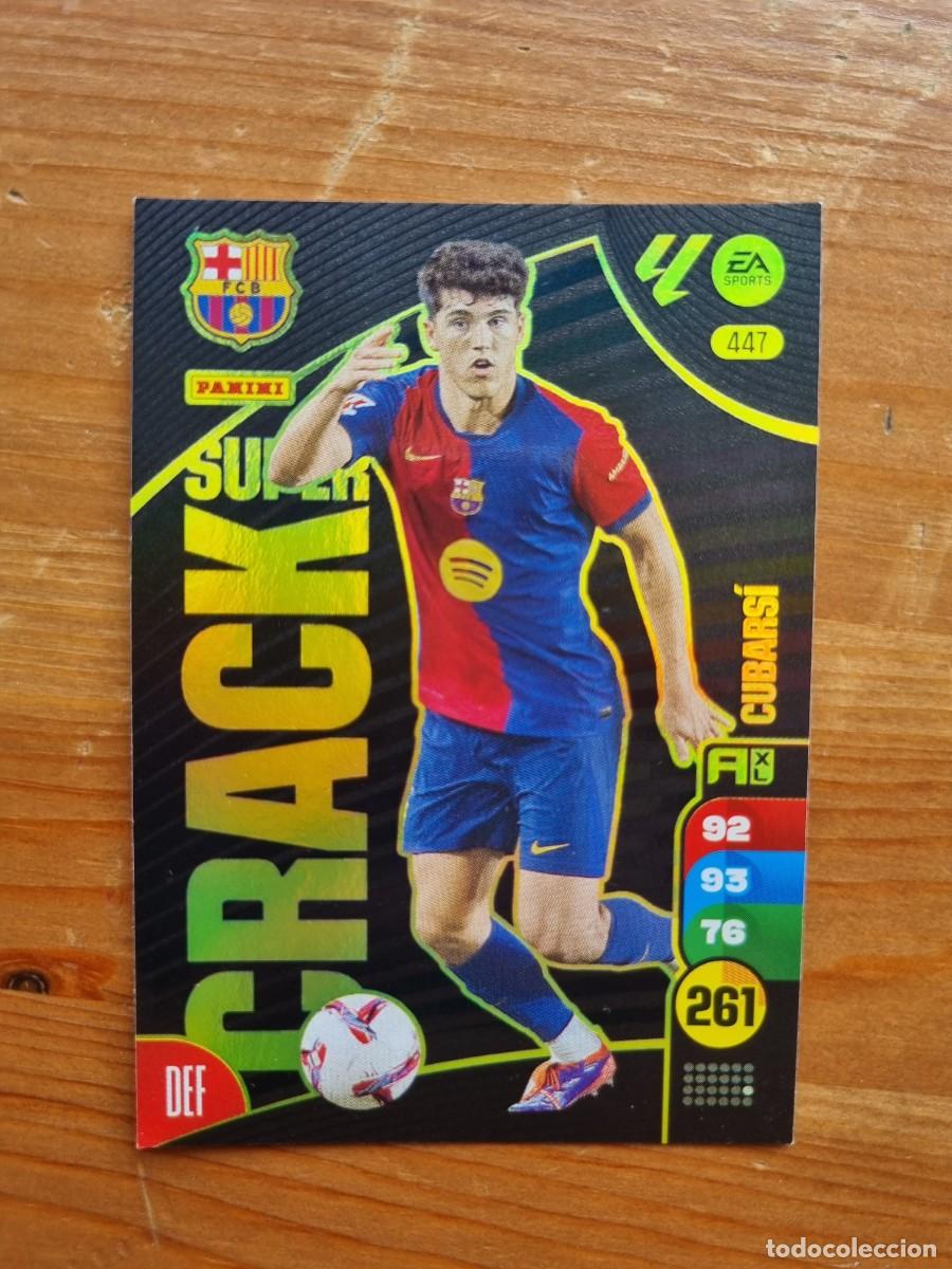 Cromos de f&uacute;tbol: 447 CUBARS&Iacute; (FC Barcelona) SUPER CRACK. Liga 2024 2025 24 25 Adrenalyn XL (Panini)