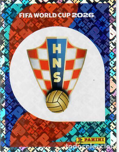 Cromos de f&uacute;tbol: CROMO PANINI MUNDIAL WORLD CUP 2026 - CRO1 CRO 1 - ESCUDO - CROACIA