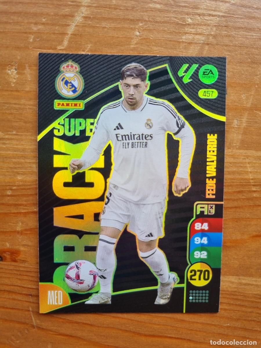 Cartes &agrave; collectionner de Football: 457 FEDE VALVERDE (Real Madrid CF) SUPER CRACK. Liga 2024 2025 24 25 Adrenalyn XL (Panini)