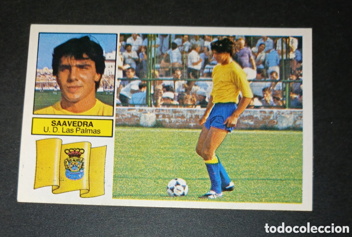 Cartes &agrave; collectionner de Football: Cromo Saavedra UD Las Palmas Liga 82/83 1982 1983 Ediciones Este Sin Pegar