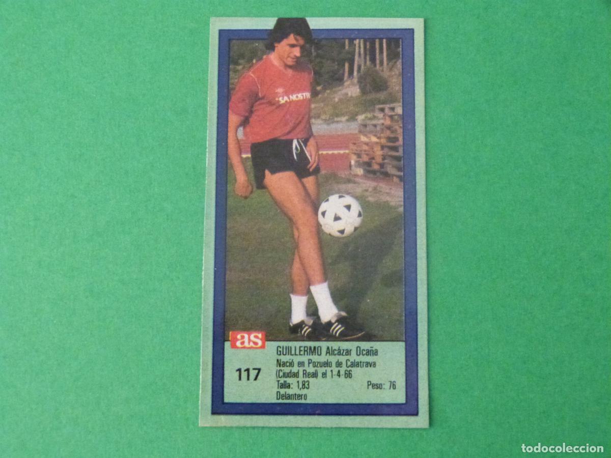 Cartes &agrave; collectionner de Football: CROMO FUTBOL GUILLERMO R.C.D.MALLORCA RECORTADO N&ordm; 117 ASES DE LA LIGA 1989-1990/89-90 DIARIO AS
