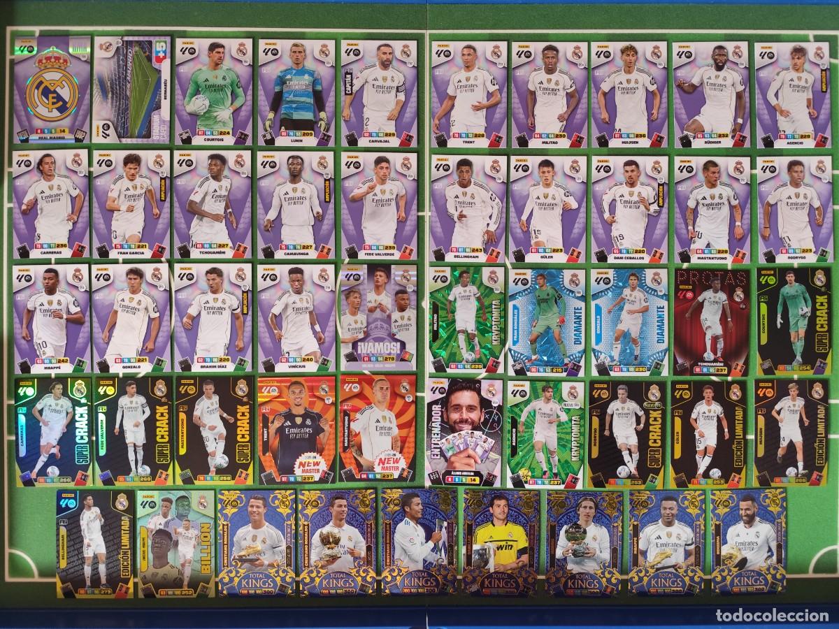 Cromos de f&uacute;tbol: Equipo Real Madrid (Vamos, Super Crack, Edic. Limitada, Billion) Adrenalyn XL 2025/26 25/26
