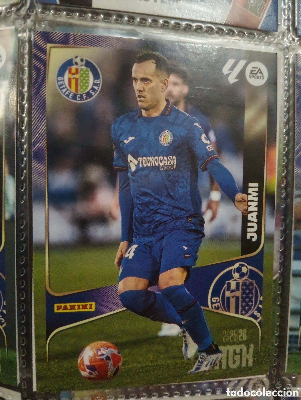 Cromos de f&uacute;tbol: CROMO DE FUTBOL NUMERO 180 JUANMI GETAFE MEGACRACKS 2025 2026 MGK PANINI !