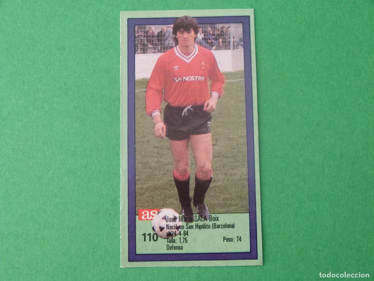Cromos de f&uacute;tbol: CROMO FUTBOL SALA R.C.D.MALLORCA RECORTADO N&ordm; 110 ASES DE LA LIGA 1989-1990/89-90 DIARIO AS