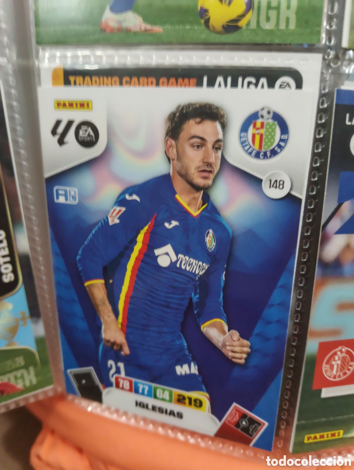 Cromos de f&uacute;tbol: Iglesias n&uacute;mero 148 del Getafe cromo adrenalyn XL 25-26 2025-2026