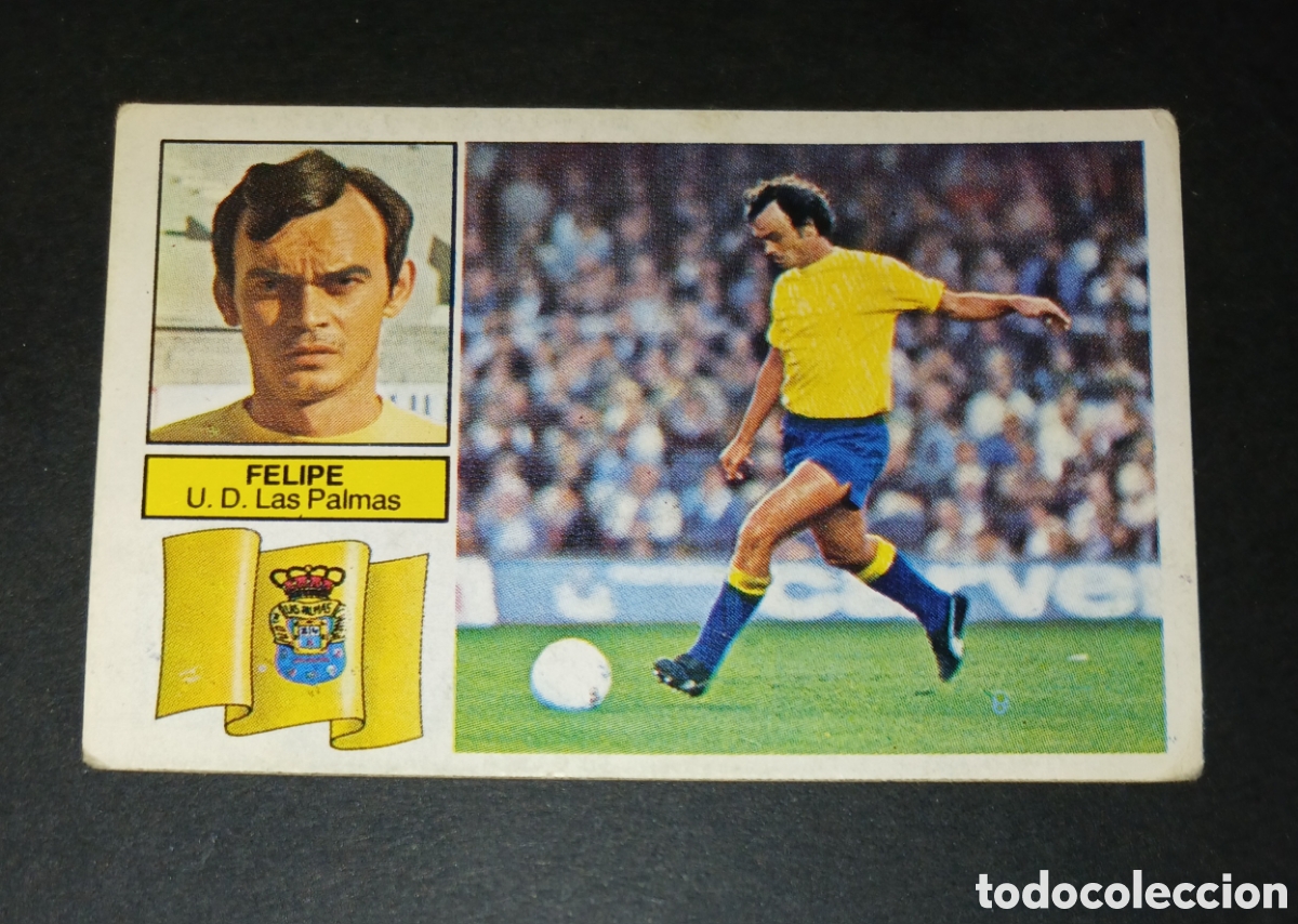 Cromos de f&uacute;tbol: Cromo Felipe UD Las Palmas Liga 82/83 1982 1983 Ediciones Este Sin Pegar
