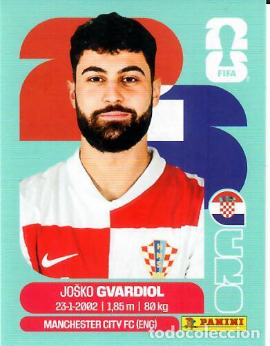 Cromos de f&uacute;tbol: CROMO PANINI MUNDIAL WORLD CUP 2026 - CRO4 CRO 4 - GVARDIOL - CROACIA