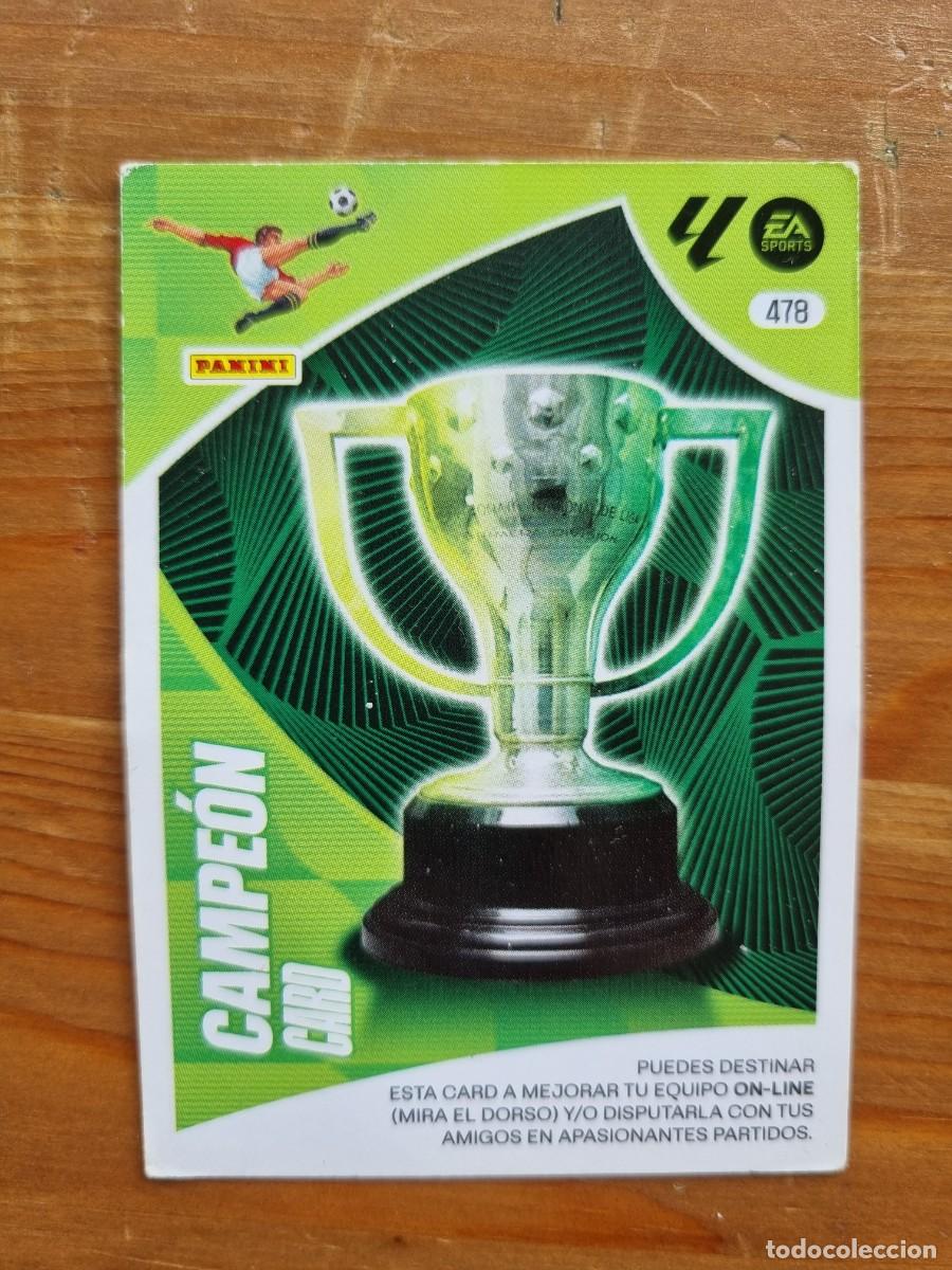 Cromos de f&uacute;tbol: 478 CAMPE&Oacute;N CARD. Liga 2024 2025 24 25 Adrenalyn XL (Panini)