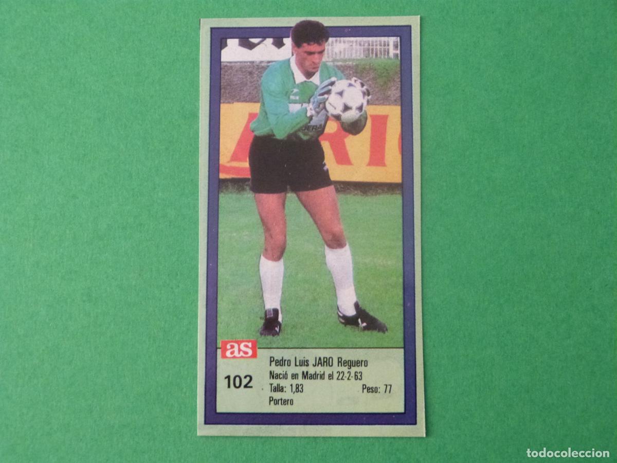 Cromos de f&uacute;tbol: CROMO FUTBOL JARO MALAGA C.F. RECORTADO N&ordm; 102 ASES DE LA LIGA 1989-1990/89-90 DIARIO AS
