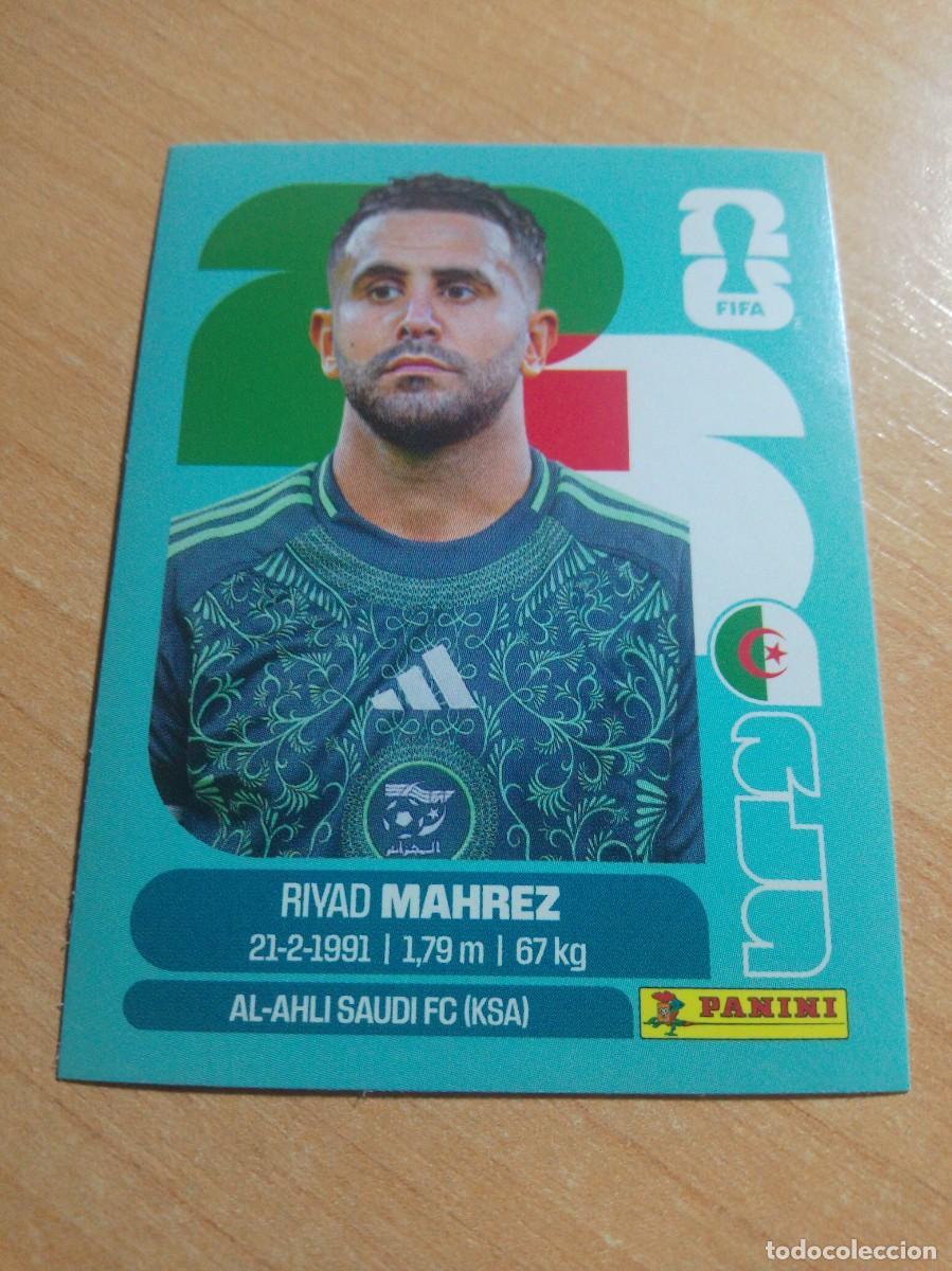 Cromos de f&uacute;tbol: MAHREZ ARGELIA ALG 15 MUNDIAL FIFA WORLD CUP 2026 26 PANINI STICKERS NUEVO