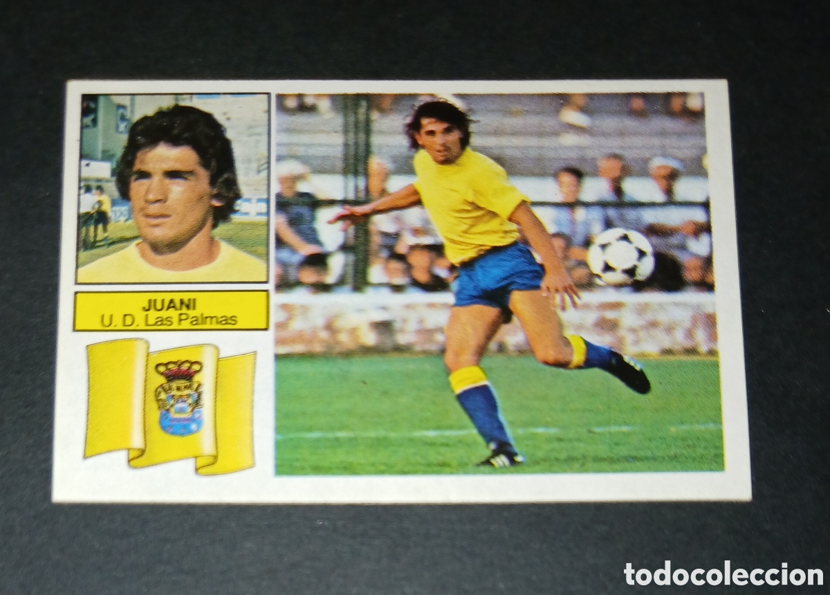 Cromos de f&uacute;tbol: Cromo Juani UD Las Palmas Liga 82/83 1982 1983 Ediciones Este Sin Pegar