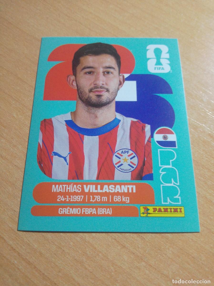 Cromos de f&uacute;tbol: VILLASANTI PARAGUAY PAR 9 MUNDIAL FIFA WORLD CUP 2026 26 PANINI STICKERS NUEVO