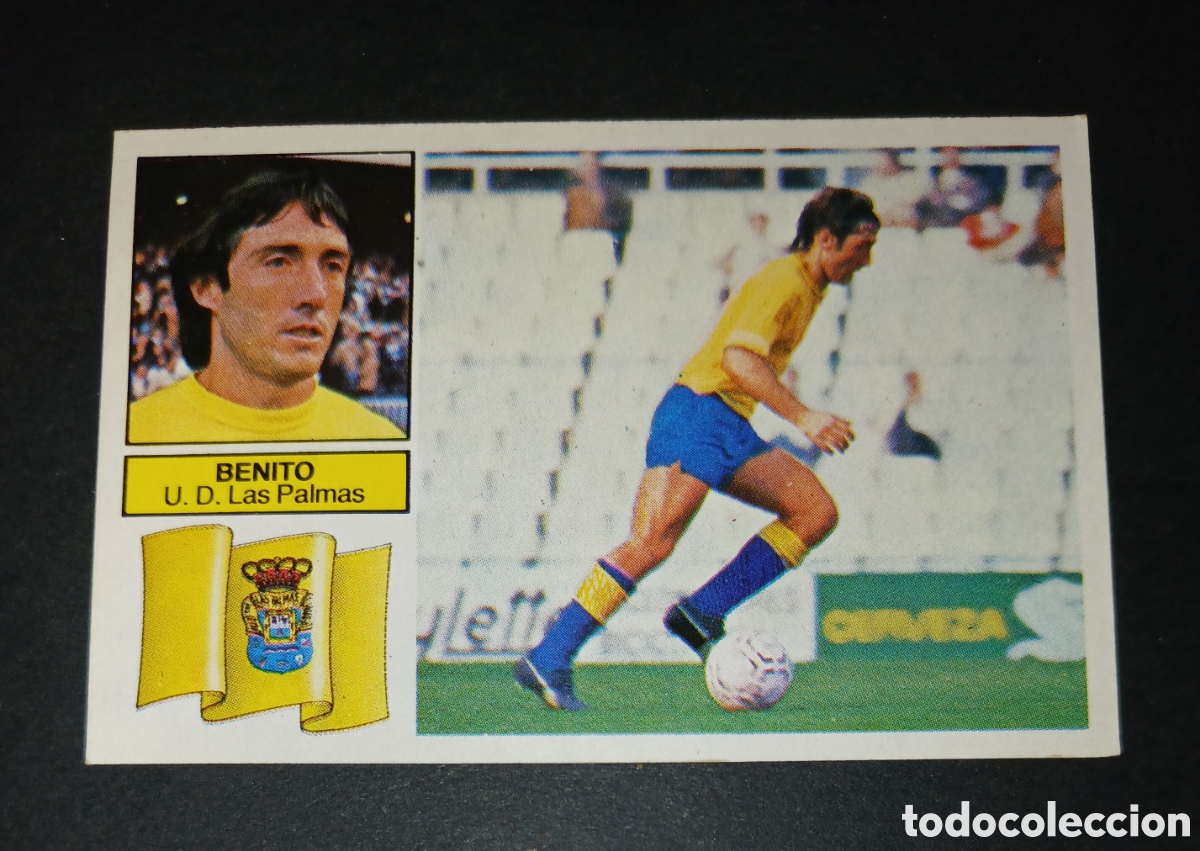 Cromos de f&uacute;tbol: Cromo Benito UD Las Palmas Liga 82/83 1982 1983 Ediciones Este Sin Pegar