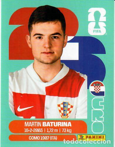 Cromos de f&uacute;tbol: CROMO PANINI MUNDIAL WORLD CUP 2026 - CRO11 CRO 11 - BATURINA - CROACIA