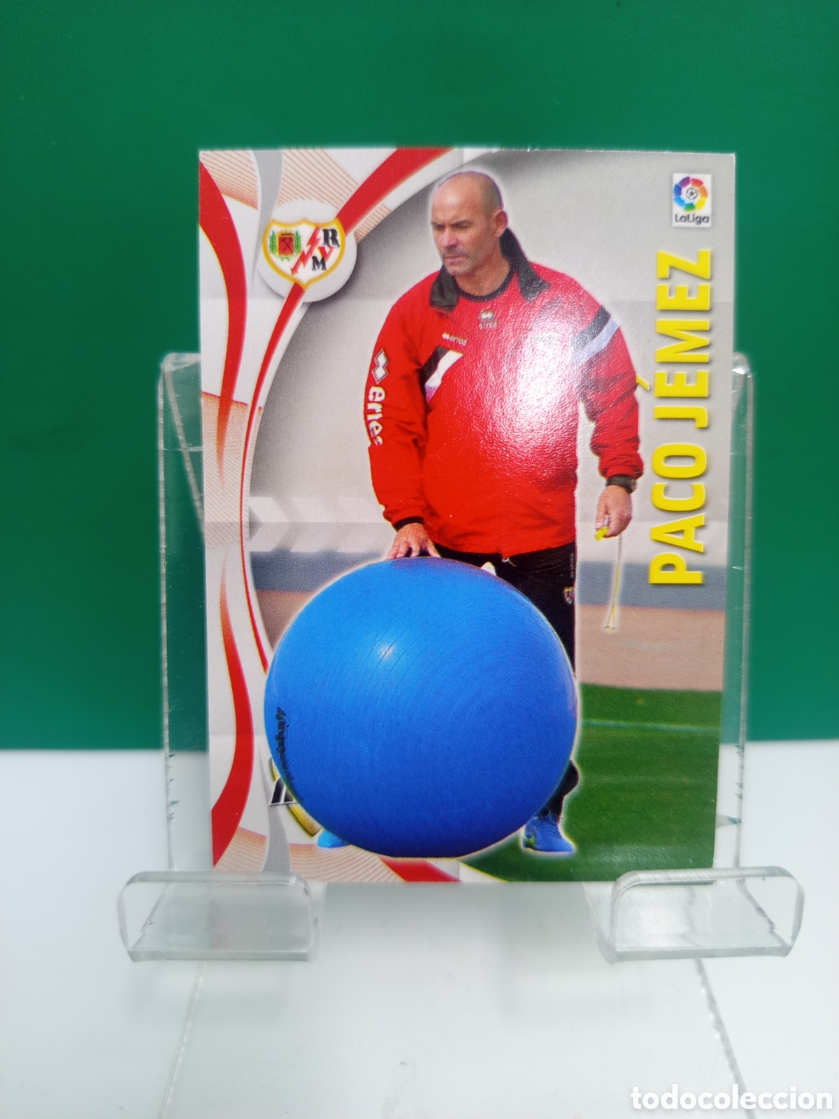 Cromos de f&uacute;tbol: ❇️ CROMO ⚽ PACO JEMEZ RAYO VALLECANO TEMPORADA 15 16 2015 2016 MEGACRACKS MGKS PANINI ❇️